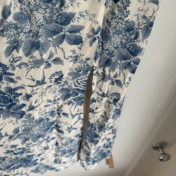 Reformation Blue Floral Midi Dress - Picture 7 of 11